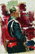 Ilya Repin Study for the picture Formal Session of the State Council. Sweden oil painting artist